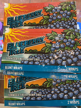 Blueberry Tree blunt wraps
