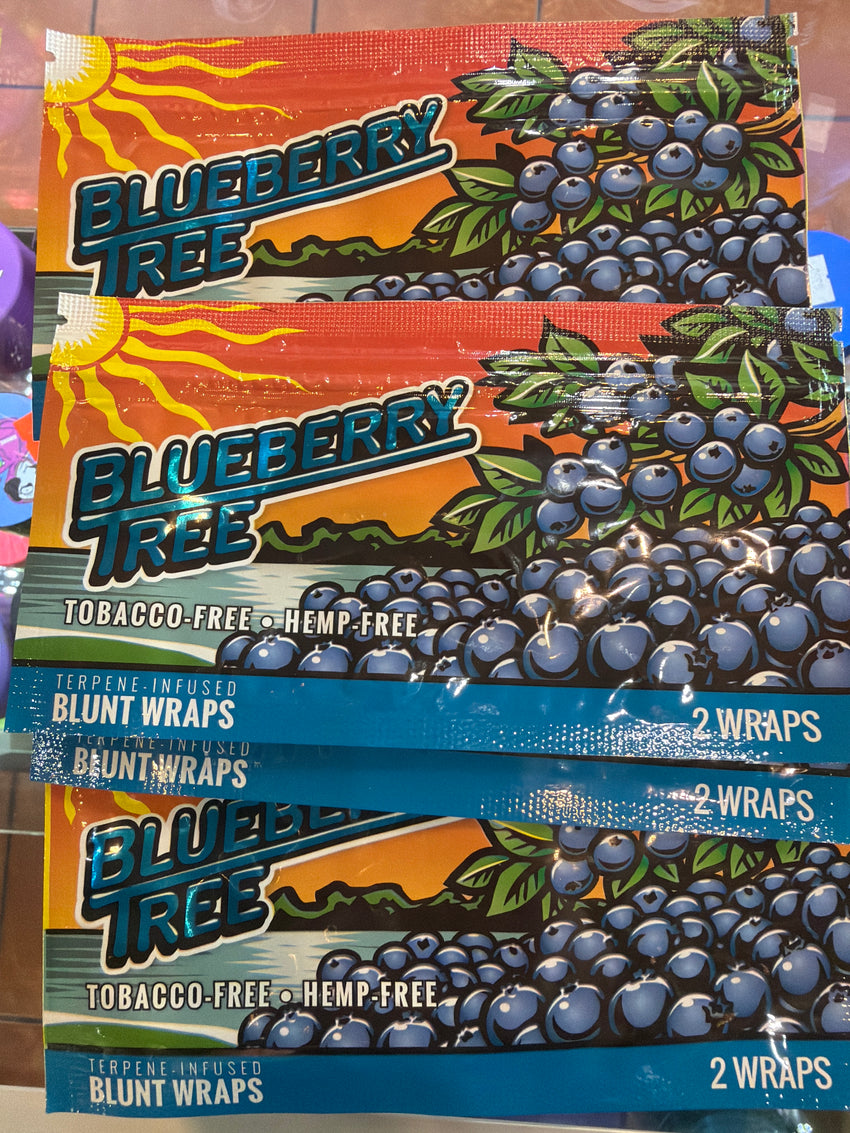 Blueberry Tree blunt wraps