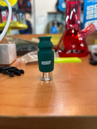 GRAV Mini Hitter con cubierta de silicon Verde Oscuro
