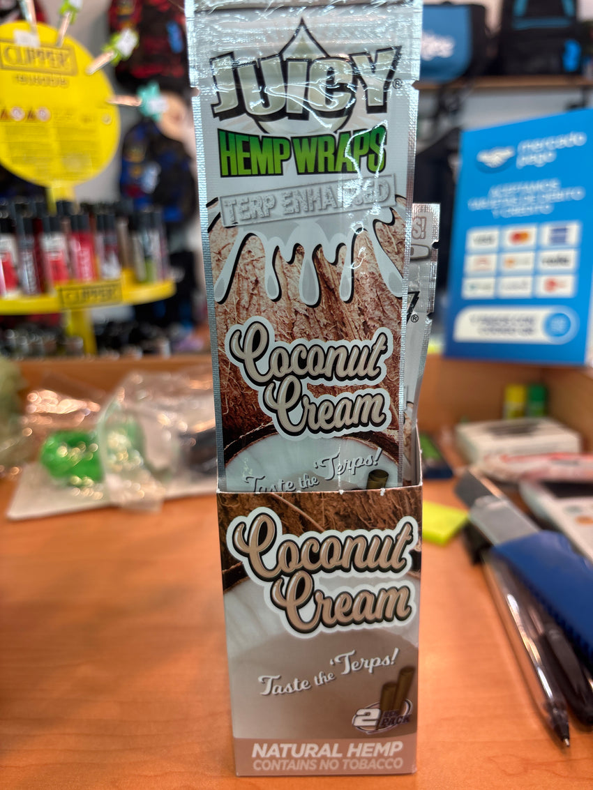 Juicy Hemp Wraps Coconut Cream
