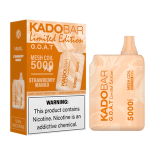 Kado Bar Limited Edition GOAT Series 5000 Puff 14mL Disposable - Strawberry Mango