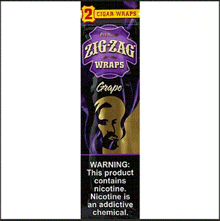 Zig Zag Wraps de tabaco grape uva
