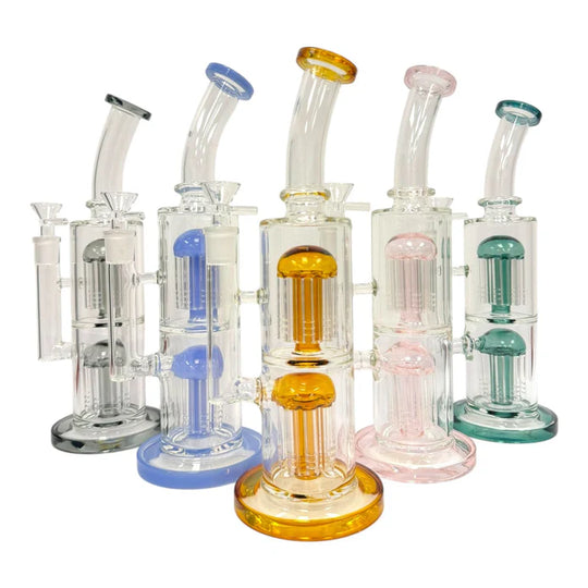 Bong con 2 Precoladores internos 1100