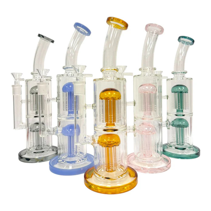Bong con 2 Precoladores internos 1100