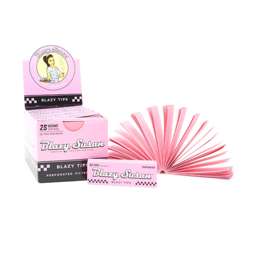 Blazy Susan Tips Filtros de Papel Rosa