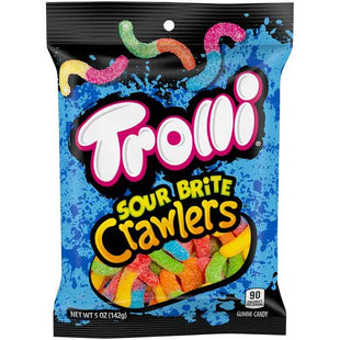 Trolli Sour Brite Crawlers Gummi Candy 5oz.