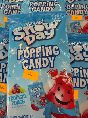 Snow Day popping candy Tropical Punch