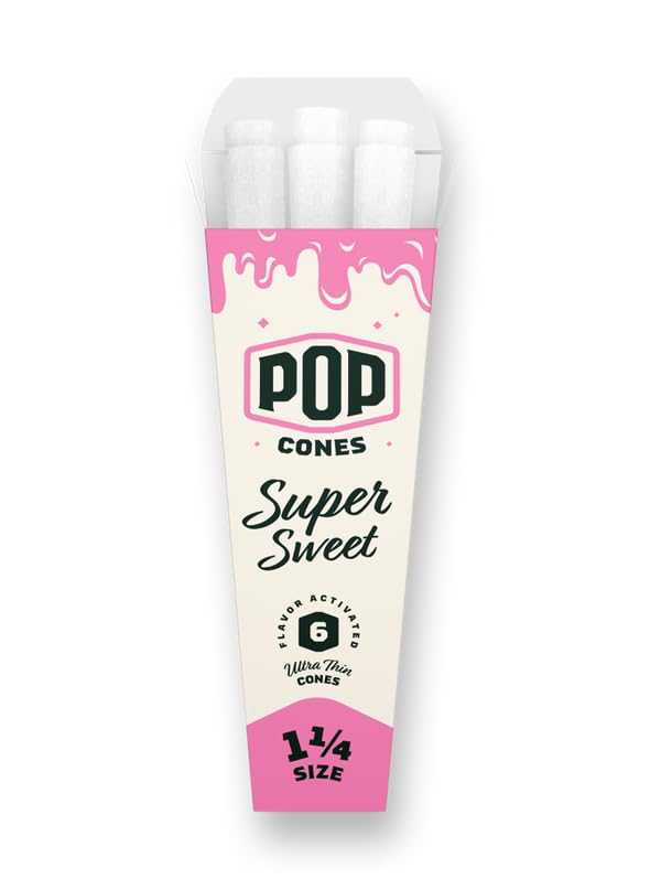Pop Cones 6 Pack Ultra Thin Super sweet