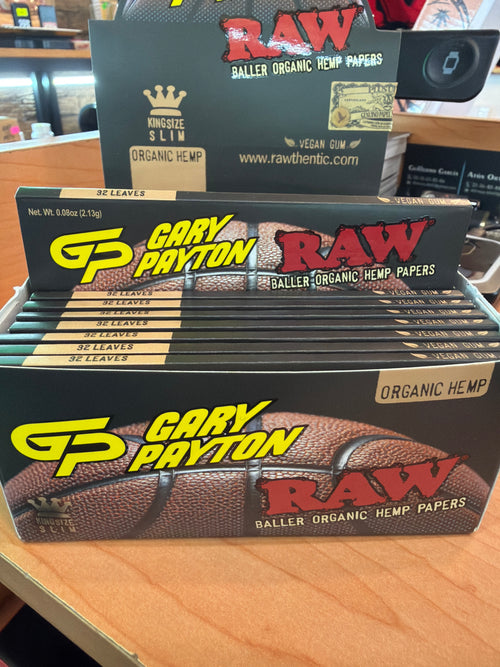 Raw Papeles Black King Size Slim Gary Payton