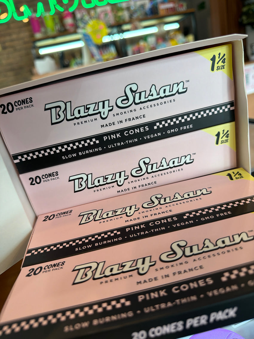 Blazy Susan Pink Cones - 1 1/4 20pk