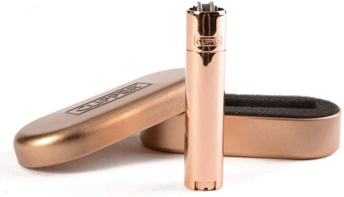 Clipper Encendedor Metalico Rose Gold Brilloso