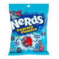 NERDS CLUSTERS VERY BERRY 5 OZ PEG BAG