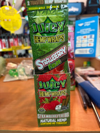 Juicy Hemp Wraps Strawberry Fields