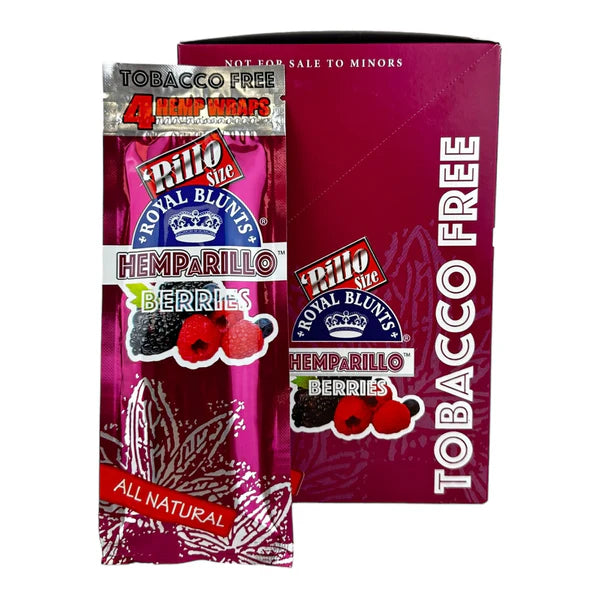 Royal Blunts Hemparillo 4 wraps Berries