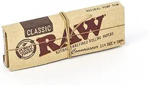 Raw Clasico 1 1/4 con Filtro Connoisseur