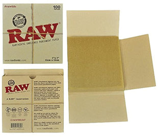 Raw Parchment Papers 5 x 5