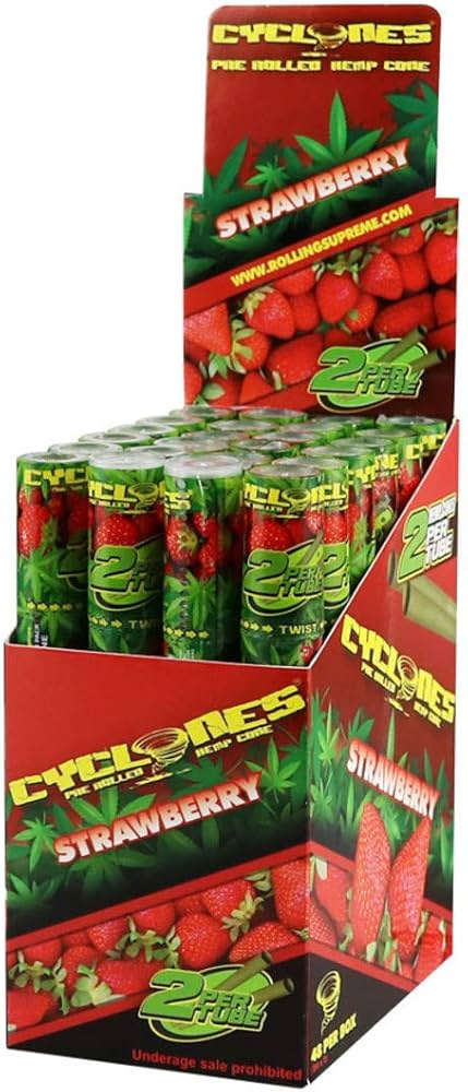 Cyclones Hemp Cones Strawberry