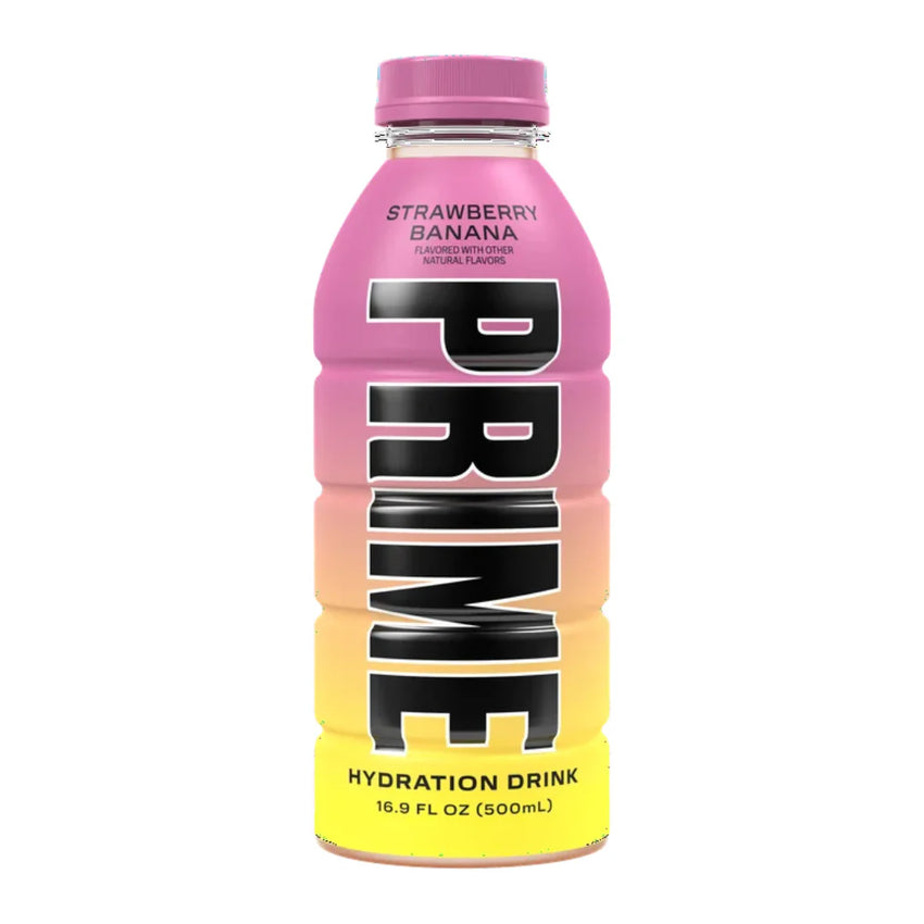 Prime Hydration Drink Strawberry Banana 16oz
