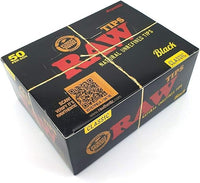 Raw Tips Black Caja 50pz
