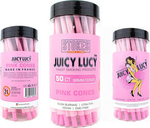 Juicy Lucy Conos Pink 50pz 98mm