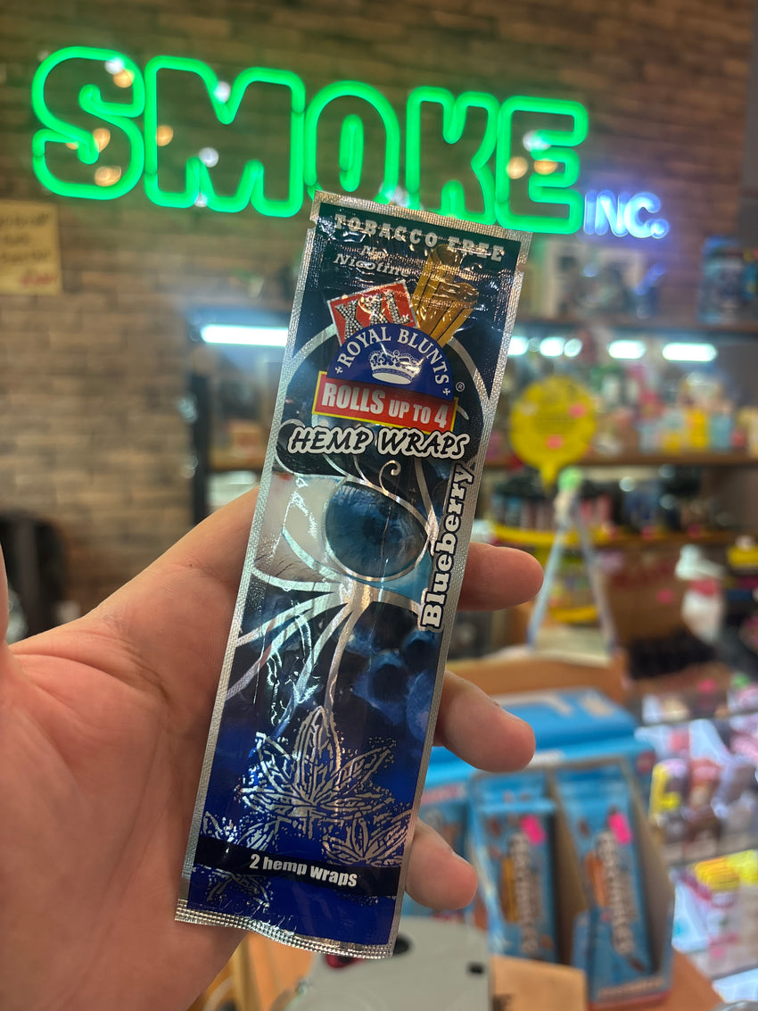 Royal blunts blueberry hemp wraps