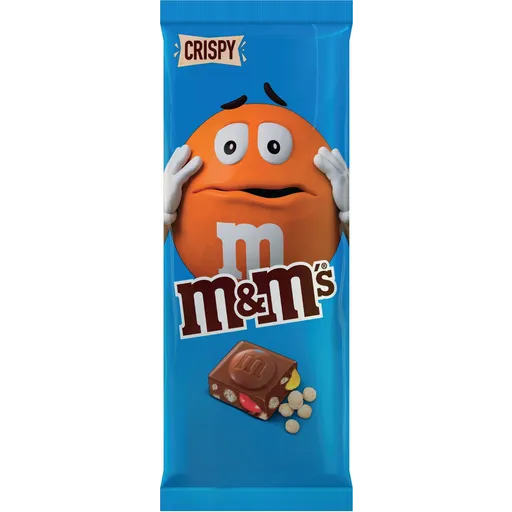 Barra de Chocolate M&Ms Crispy 100g.