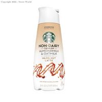 Starbucks Hazelnut Flavored Almondmilk and Oatmilk Non-Dairy Liquid Coffee Creamer