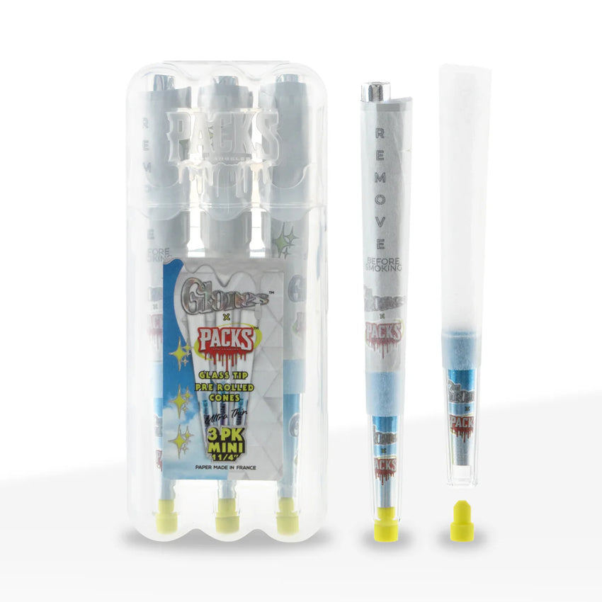 Glones X Packs Conos con Filtro de Vidrio  3 Pack