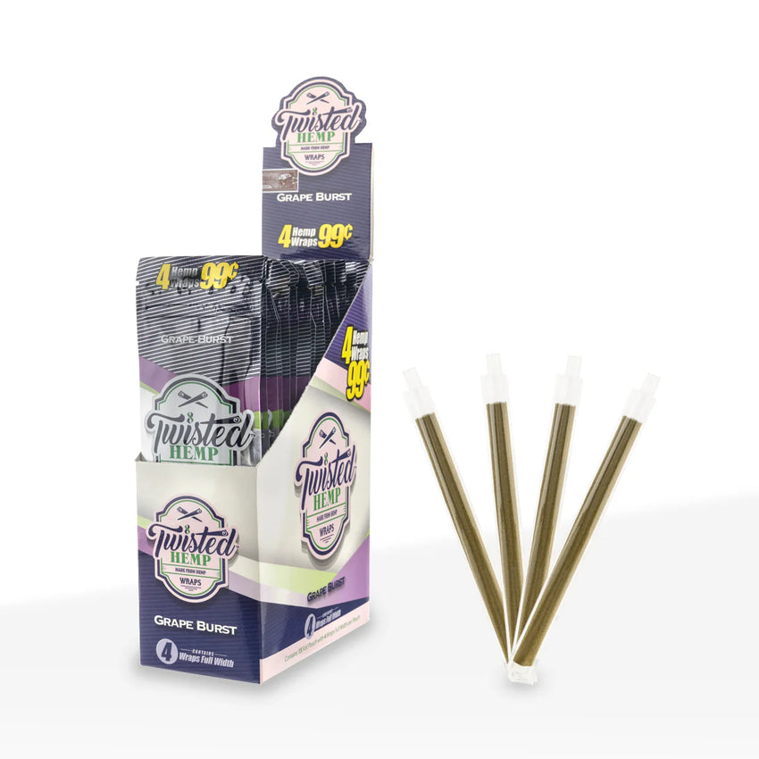 Twisted Hemp Wrap Grape Burst