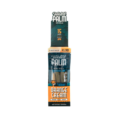 Twisted Palm Mini Roll Orange Cream