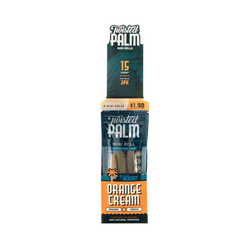 Twisted Palm Mini Roll Orange Cream
