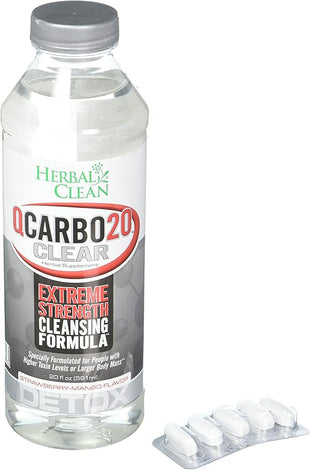Clear Qcarbo Strawberry Mango, 0.02 Libra