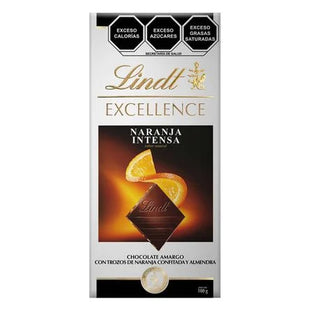 Chocolate Excellence Lindt naranja 100 g