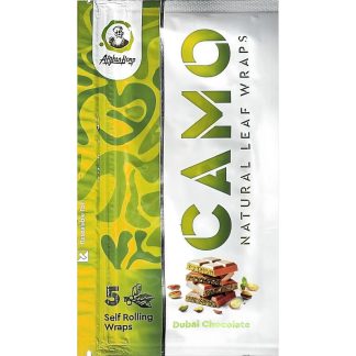 Camo 5 Wraps Per Pack Dubai Chocolate