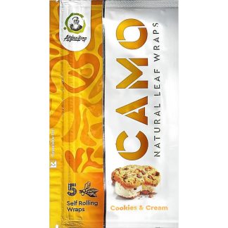 Camo 5 Wraps Per Pack Cookies and Cream