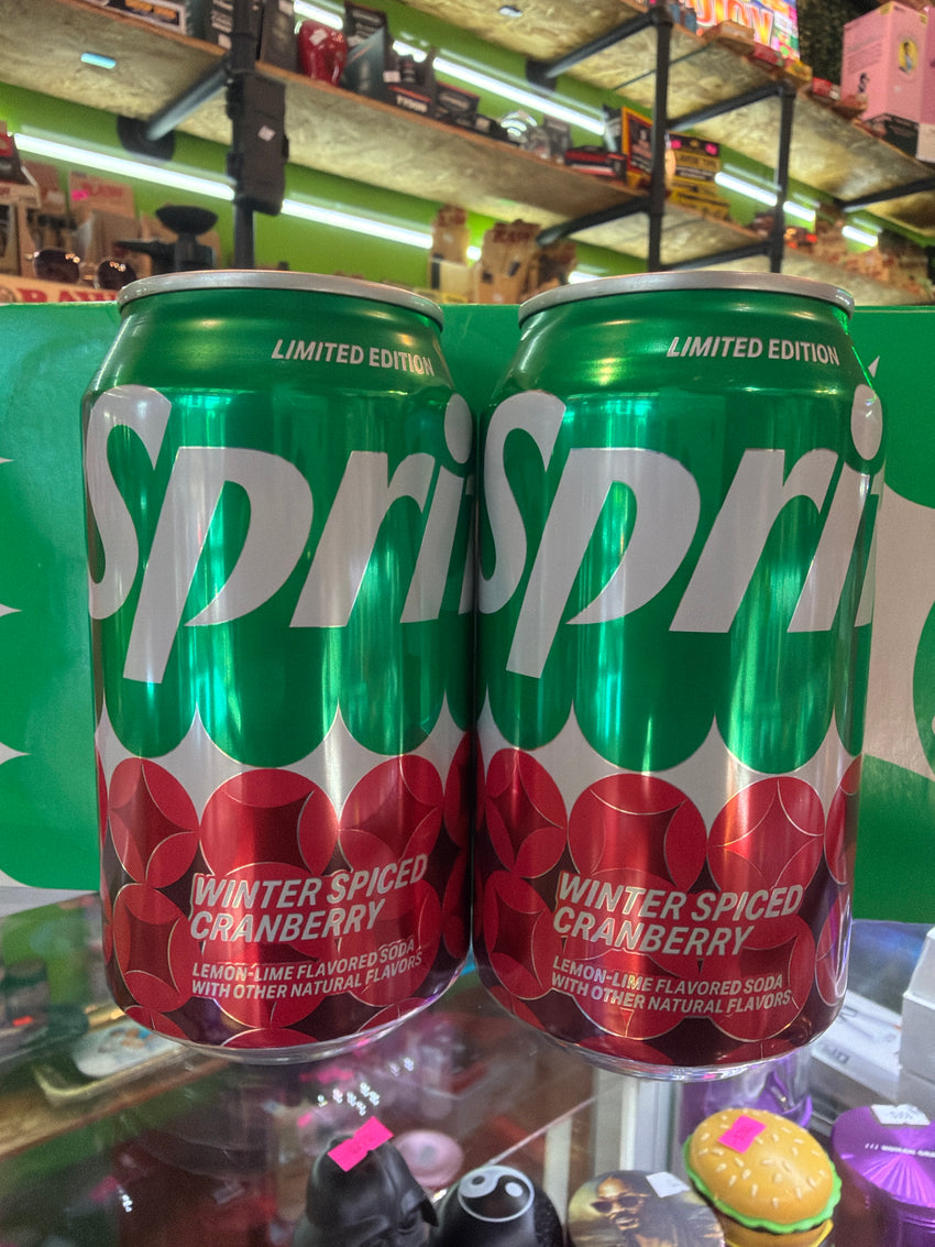 Sprite Winter sociedad cranberry
