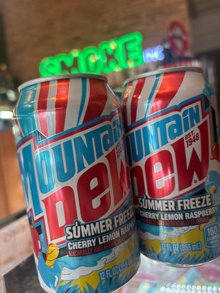 Mtn Dew Summer Freeze Cherry Lemon Raspberry