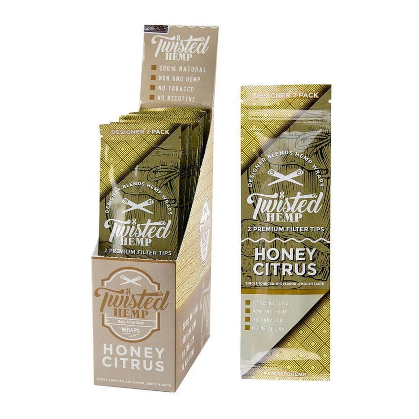 Twisted Hemp Wraps 2 Honey Citrus