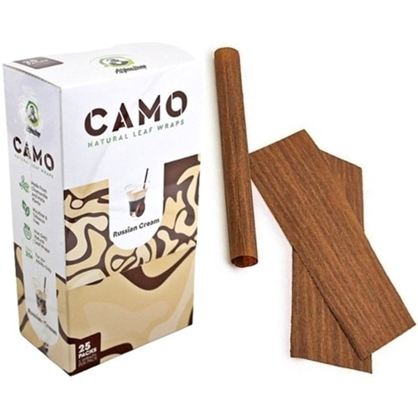 Camo 5 Wraps Per Pack Russian Cream