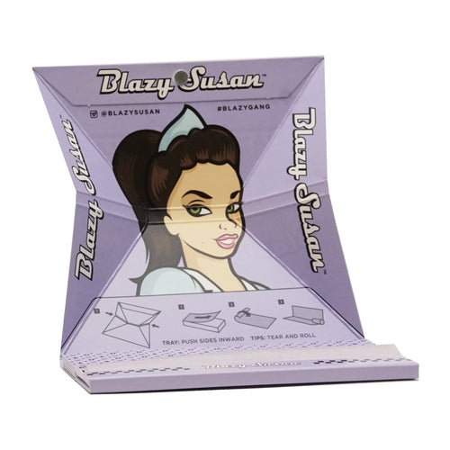 Blazy Susan Papeles Deluxe Rolling Kit King Size Morado