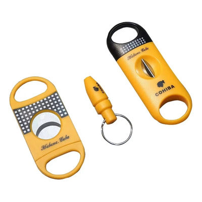 Corta Puros Cohina Amarillo kit 3