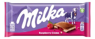 Chocolate Milka Raspberry Creme 100g