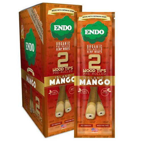Endo Smallz Organic Pre-Rolled Hemp Wrap Islad Mango