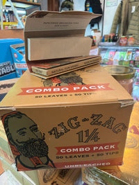 Zig-Zag Papeles 1 1/4 Con filtro Unbleached