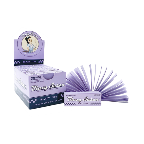 Blazy Susan Tips Filtros de Papel Morados