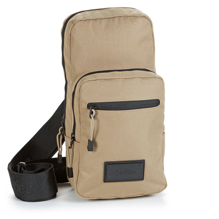 COOKIES TAN noir smell proof shoulder bag