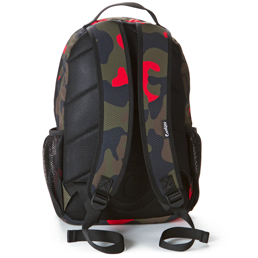 Cookies Mochila Non-Standard Ripstop Nylon Backpack RED CAMO