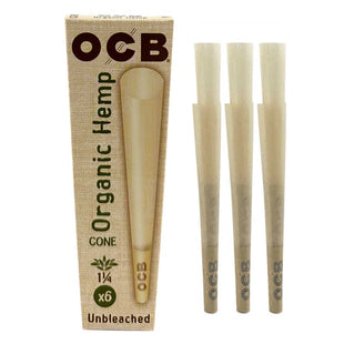 OCB Conos Organic Hemp 6 1 1/4