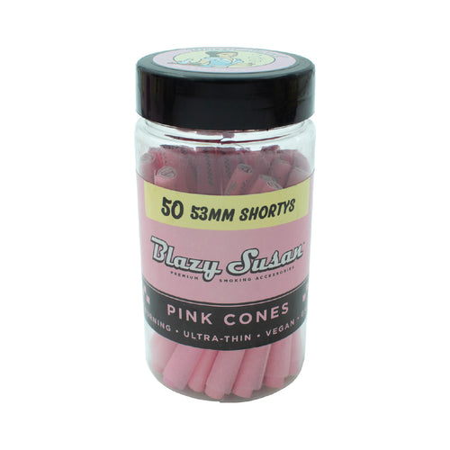 Envase de 50 Conos Rosas de 53mm Shortys Blazy Susan