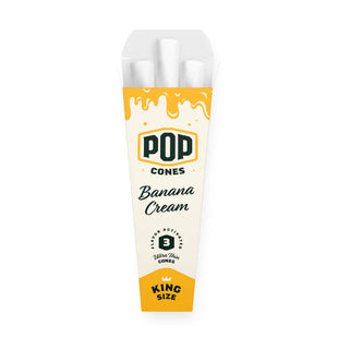 Pop Cones Banana Cream 3 Pack King Size